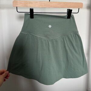 Lululemon Align High-Rise Tennis Skirt Light Green/Grey Eucalyptus  Size 4